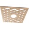 Ekena Millwork Chevron Wood Fretwork Pierced Ceiling Medallion, Alder, 28"OD x 7 1/4"ID x 3/8"T CMWP28X28X0375CHAL - alternate 4
